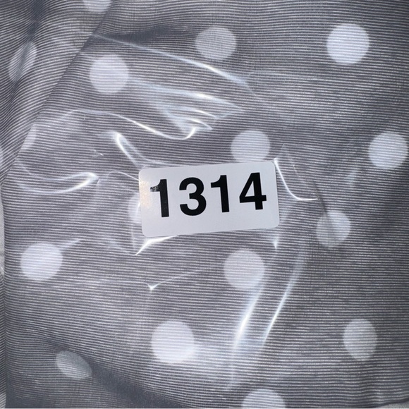 White House Black Market Polka Dot Fit & Flare Dress Size 2 Gray Sleeveless - Picture 11 of 11